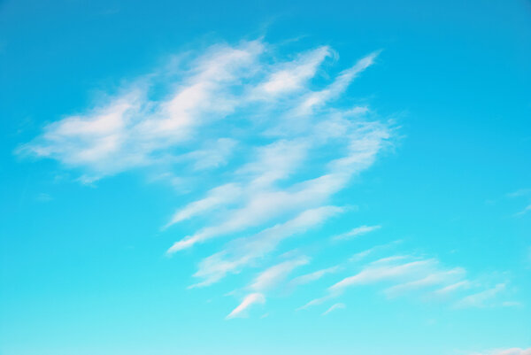 Blue sky and clouds can be used for background
