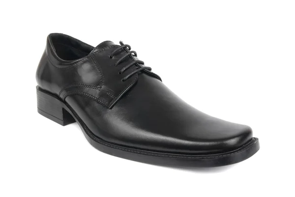 Man's black shoe — Stock Photo, Image
