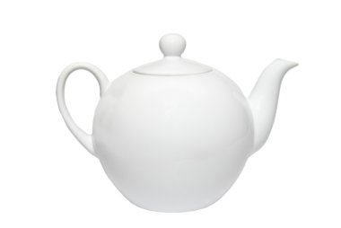 China teapot isolated on white. clipart