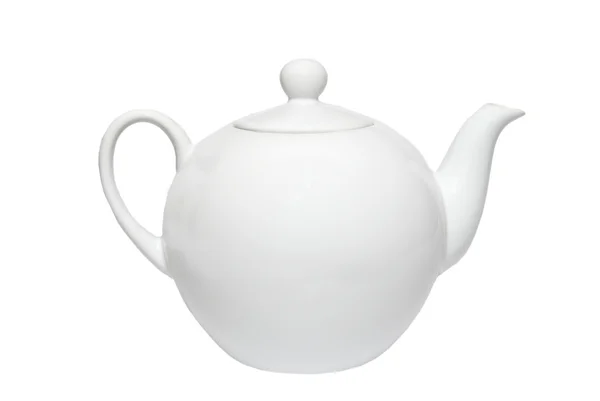 China teapot isolated on white. — Stock Photo, Image