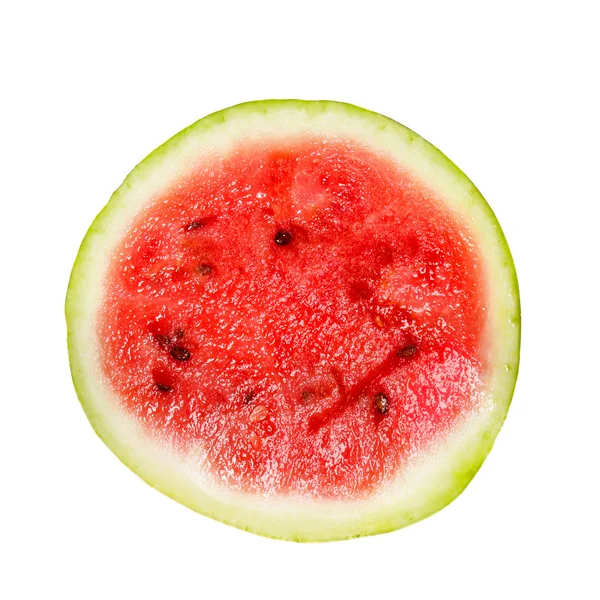 Röd vattenmelon isolerad på vit. — Stockfoto