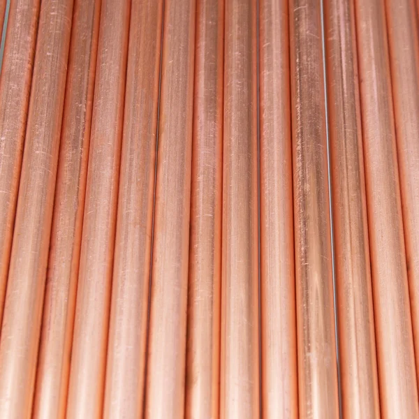 Tubos de cobre pode ser usado para fundo abstrato . — Fotografia de Stock
