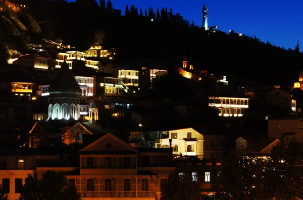 Tbilisi city in th night — Stock Photo, Image