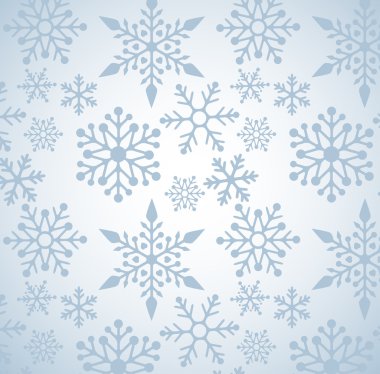 Christmas background with snowflakes pattern clipart