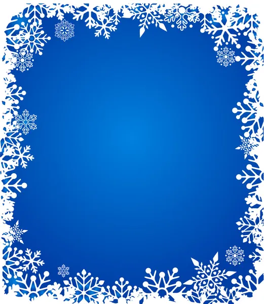 Boże Narodzenie tło wzór płatki śniegu — Wektor stockowy