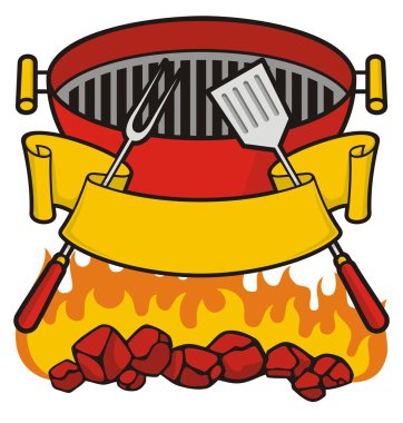 Barbeque grill clipart