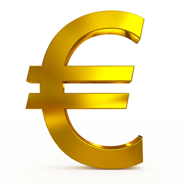 欧元货币符号 — 图库照片#