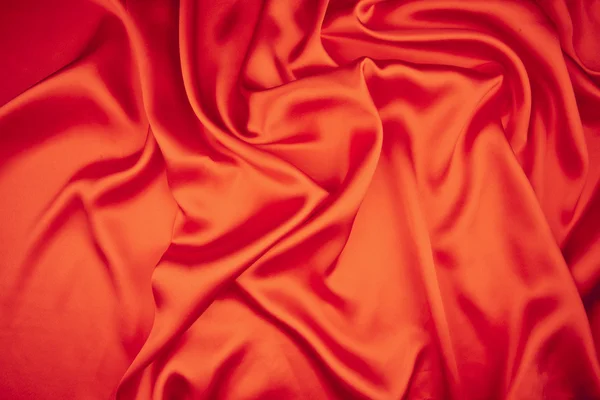 Primeros planos de seda roja — Foto de Stock