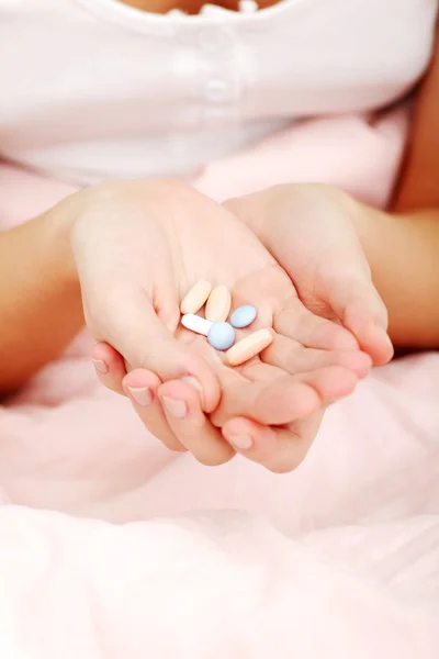 Pills closeup. — Stock Photo, Image