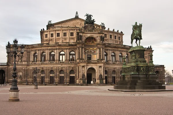Semperoper à Dresde, Allemagne — Photo