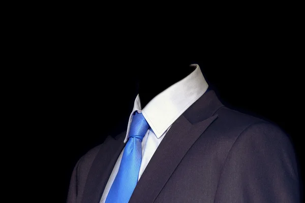Elegant blue suit — Stock Photo, Image