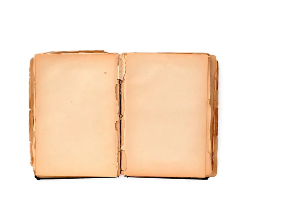 Vecchio libro danneggiato — Foto Stock