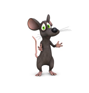 Mouse pleading clipart