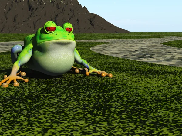 Frog cartoon — Stock Photo, Image