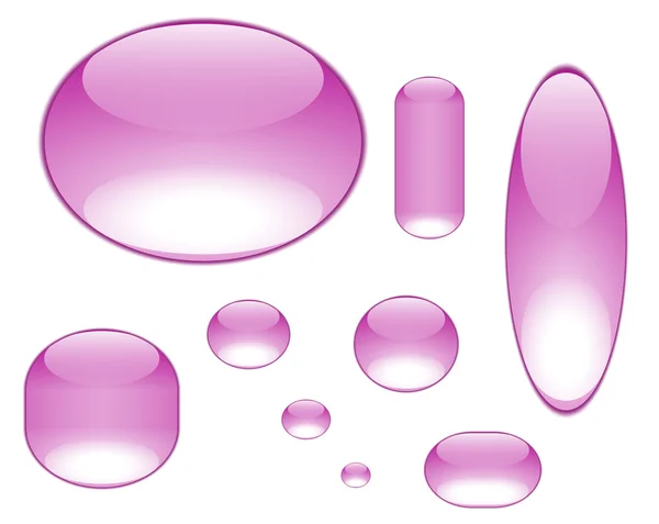 Burbuja acuática púrpura Fotos de stock libres de derechos