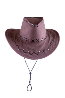 Brown cowboy hat clipart