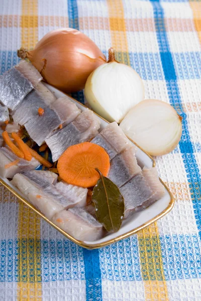 Salted herring — Stock Photo, Image