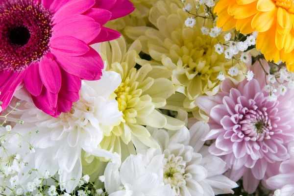 Ramo de hermosas flores — Foto de Stock
