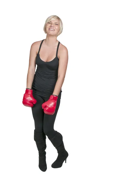 Kıkırdayarak boksör — Stok fotoğraf