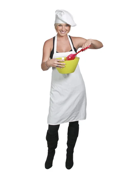 女厨师 — 图库照片