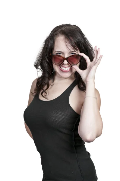 Donna in occhiali da sole — Foto Stock