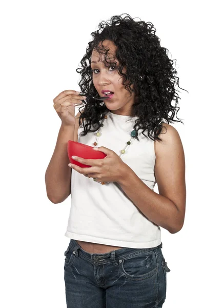 Kobiety jedzące — Zdjęcie stockowe