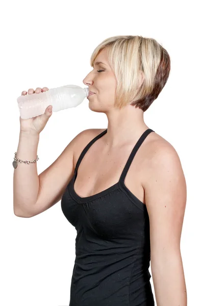 Woman Drinking — Stock Photo, Image