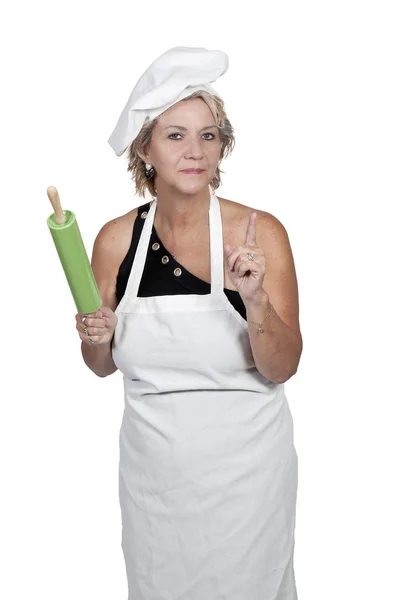 Donna chef — Foto Stock