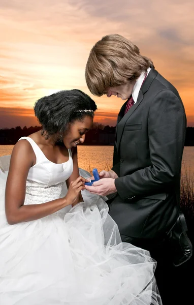 Propozycja małżeństwa — Zdjęcie stockowe