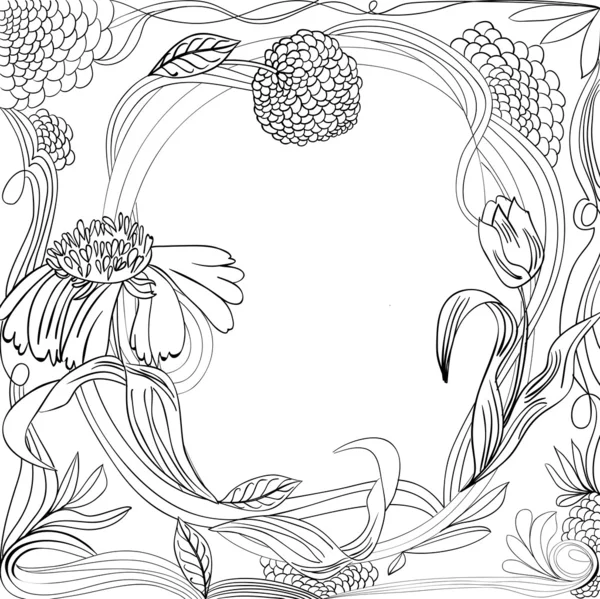Винтажный цветочный фон — стоковый вектор