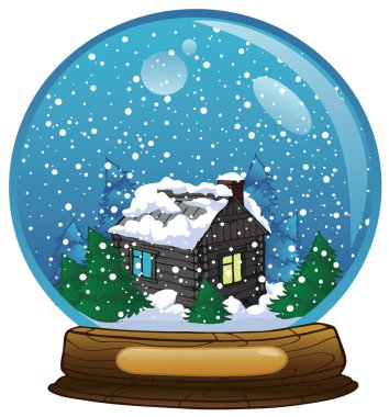 Snowglobe clipart