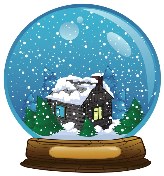 Снежный глобус — стоковое фото