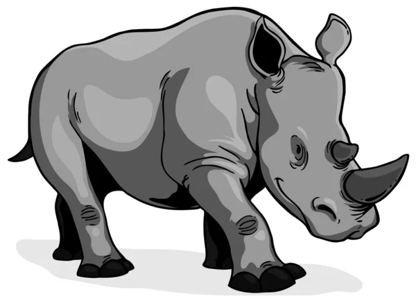 Noshörningen — Stockfoto