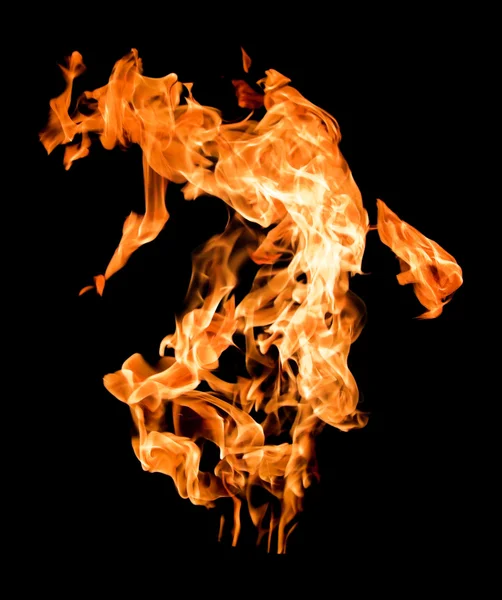 火災炎高を上げる — ストック写真