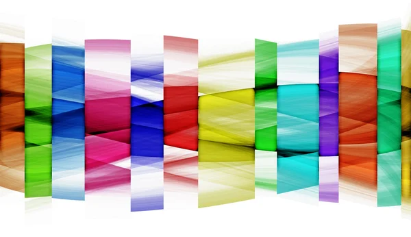 Abstração de segmentos coloridos — Fotografia de Stock