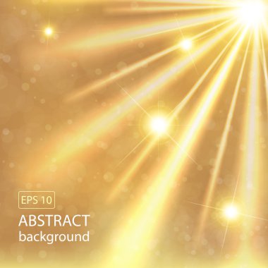 Abstract gold background. Vector illustration clipart