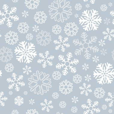 Snowflake seamless background clipart