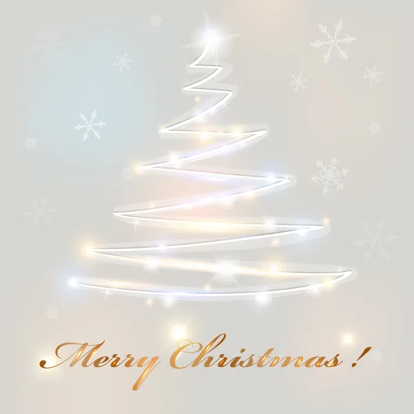 Χριστουγεννιάτικο δέντρο. αφηρημένη διανυσματικά εικονογράφηση — Διανυσματικό Αρχείο