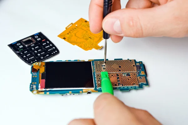 stock image Mobile phone repair