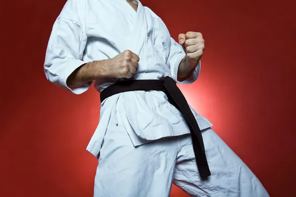 Practica karate — Foto de Stock