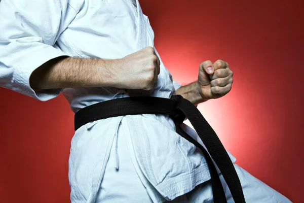 Trénink karate — Stock fotografie
