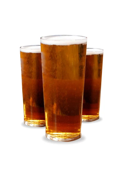 Pints on a white background — Stock Photo, Image