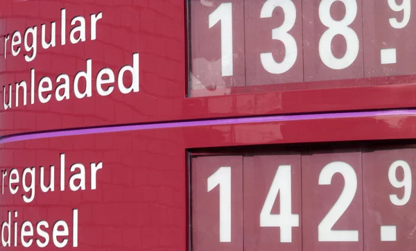 Ціни на газ — стокове фото