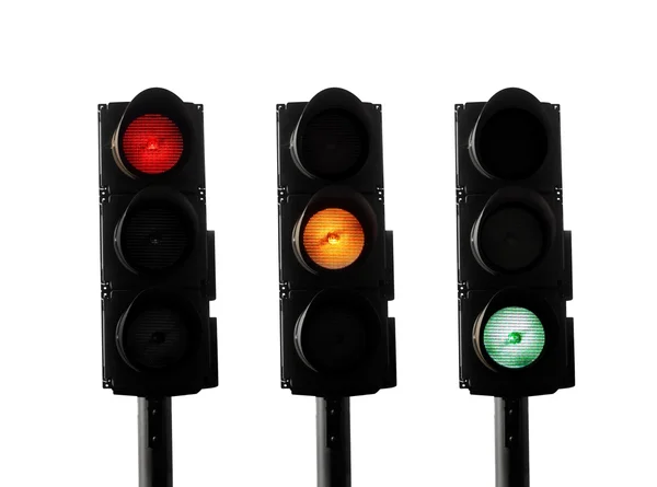 Közlekedési lámpák Stock Kép