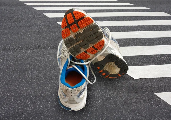 Sapatos de corrida — Fotografia de Stock