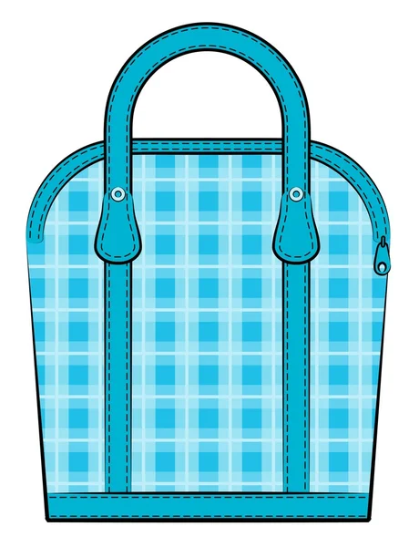 Cartoon vintage woman bag. Vector — Stock Vector