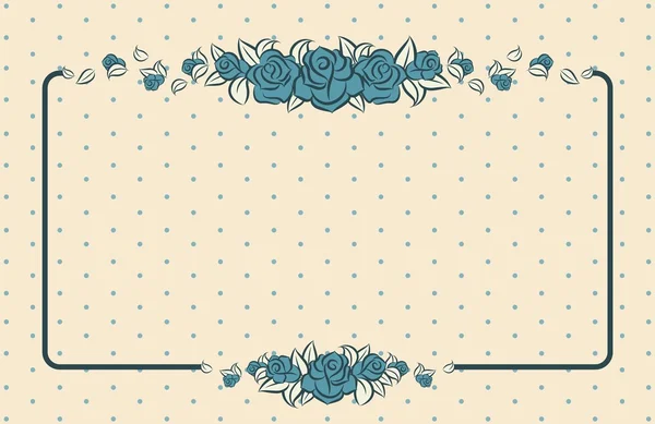 Hintergrund mit schönen Rosen — Stockvektor