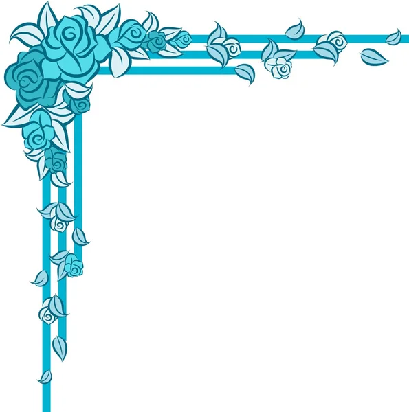 Hintergrund mit schönen Rosen — Stockvektor