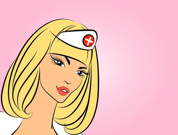 Красива медсестра — стоковий вектор