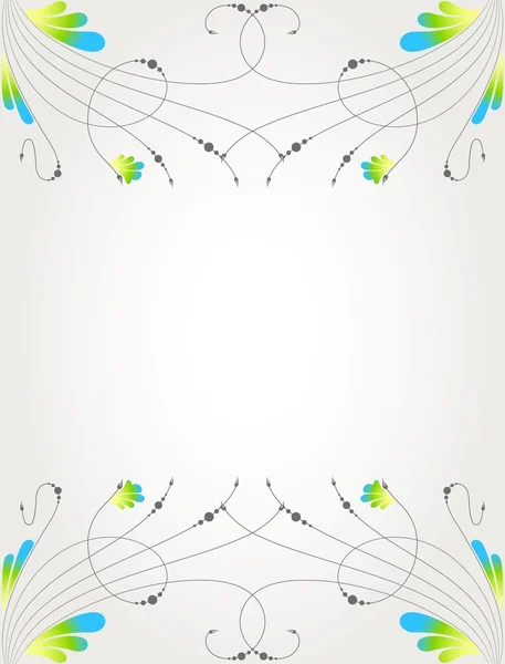 Patroon van de achtergrond van de bloemen behang van vector — Stockvector